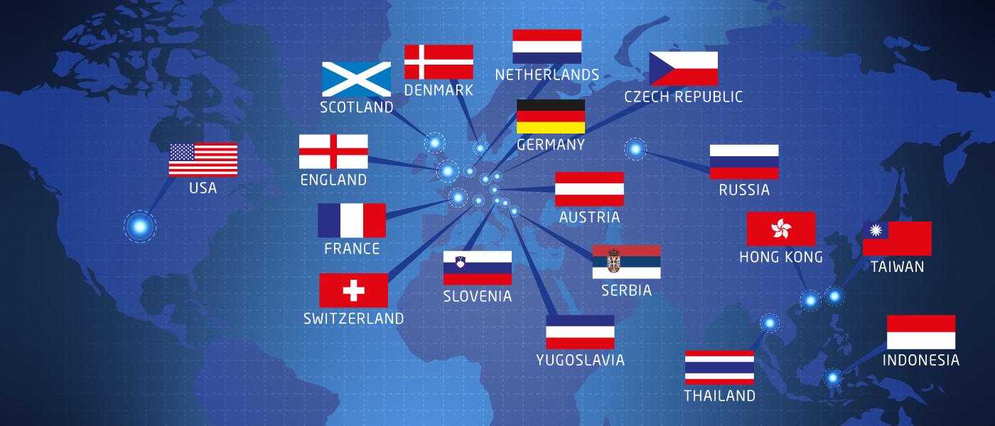 EPC Worldwide map